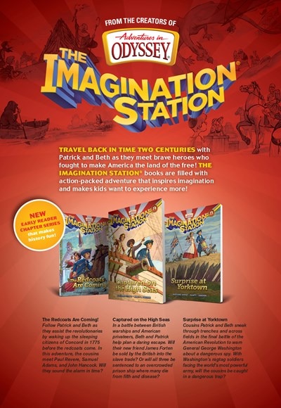 Couverture arrière_Imagination Station Books 3-pack: The Redcoats Are Coming! / Captured On The High Seas / Surprise At Yorktown