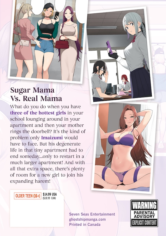 Back cover_Imaizumi Brings All the Gals to His House Vol. 3