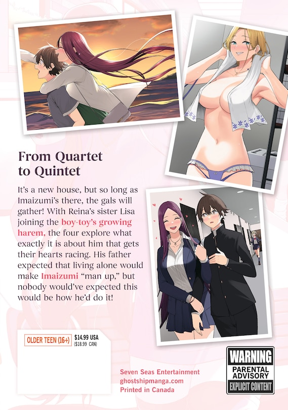 Back cover_Imaizumi Brings All the Gals to His House Vol. 4