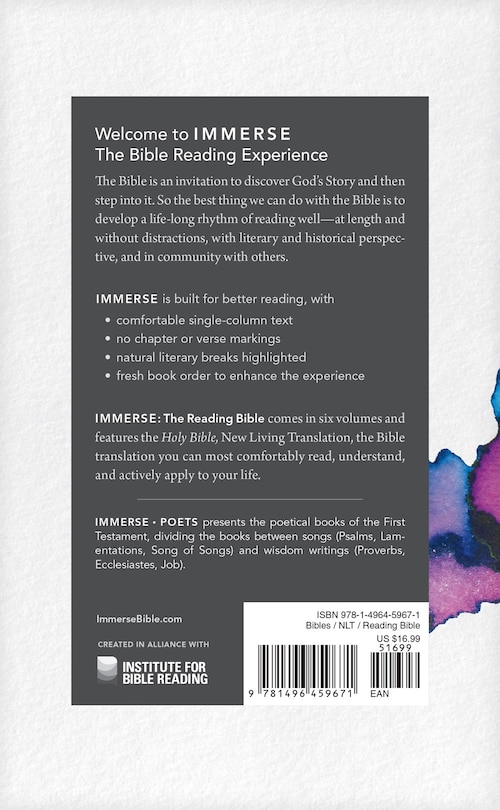 Back cover_Immerse: Poets (Softcover)