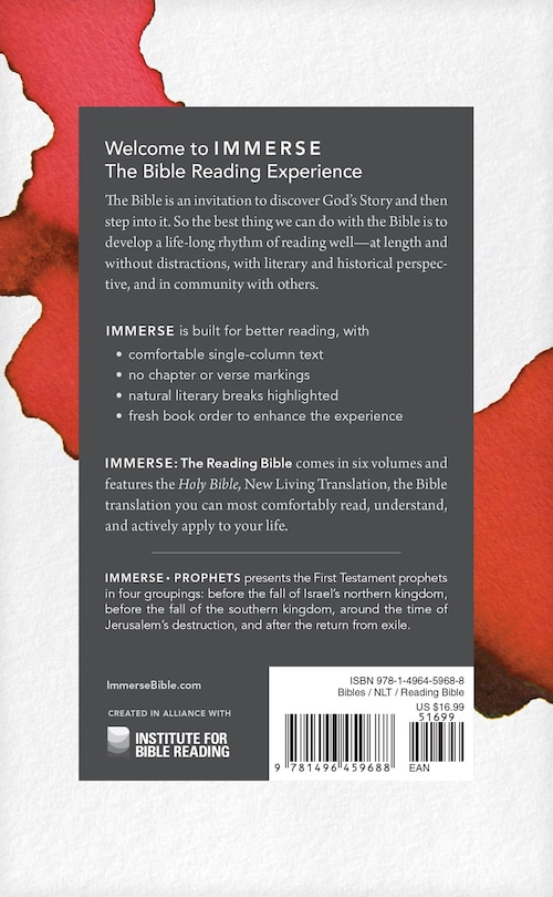 Back cover_Immerse: Prophets (Softcover)