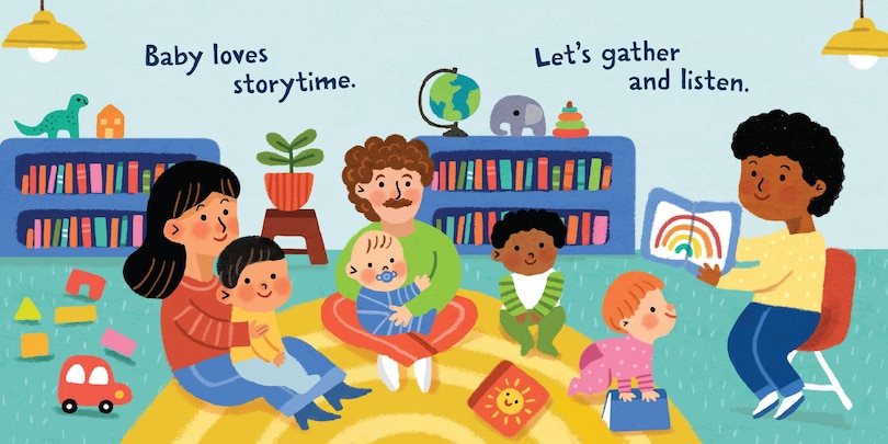 Sample content 2_Indestructibles Baby Loves the Library (English)