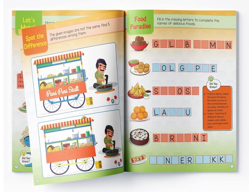 Aper&ccedil;u du contenu 2_INDIA - Fun Activity Book for Children