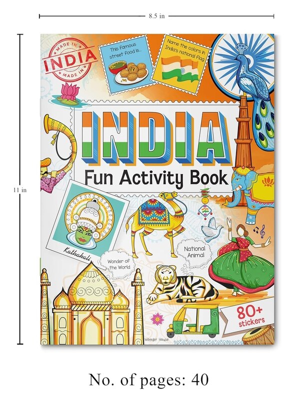 Aper&ccedil;u du contenu 4_INDIA - Fun Activity Book for Children