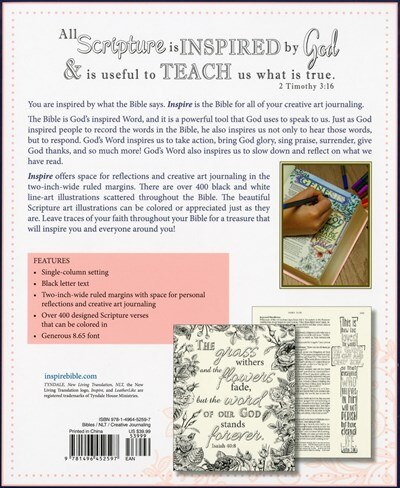 Back cover_Inspire Bible NLT (Hardcover LeatherLike, Navy)
