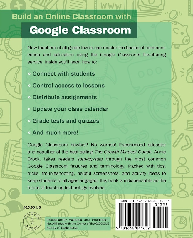 Back cover_Introduction to Google Classroom