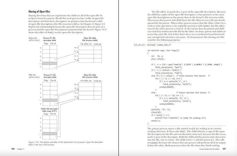 Aper&ccedil;u du contenu_System Programming in Linux