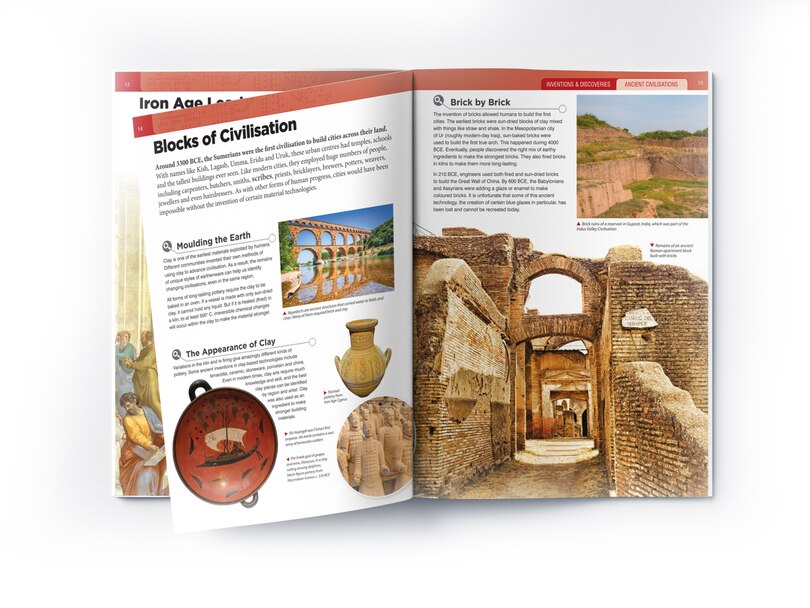Aper&ccedil;u du contenu_Inventions & Discoveries - Ancient Civilisation: Knowledge Encyclopedia For Children