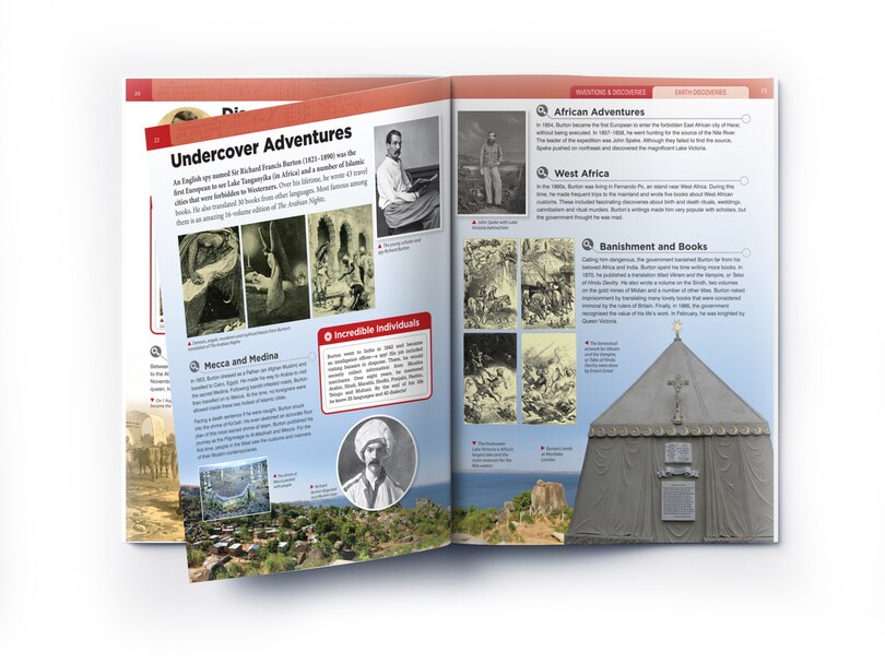 Aper&ccedil;u du contenu_Inventions & Discoveries - Earth Discoveries: Knowledge Encyclopedia For Children