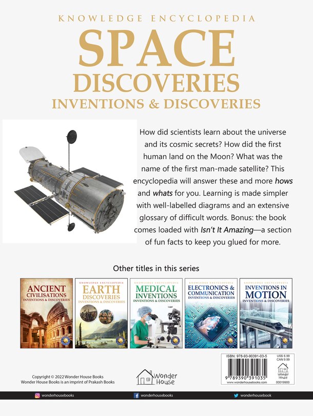 Aper&ccedil;u du contenu 5_Inventions & Discoveries - Space Discoveries: Knowledge Encyclopedia For Children