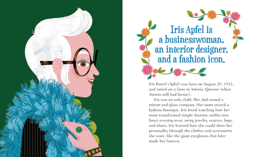 Sample content_Iris Apfel: A Little Golden Book Biography