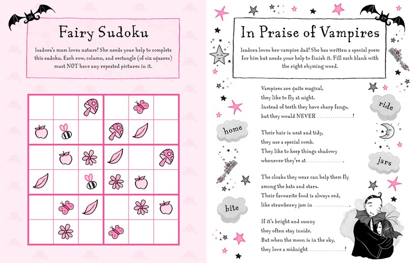 Aper&ccedil;u du contenu_Isadora Moon Ultimate Activity Book