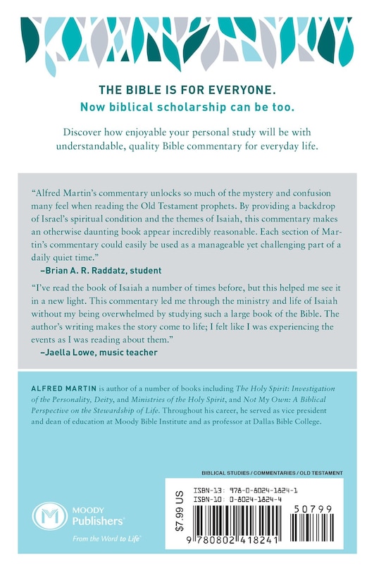 Back cover_Isaiah (everyday Bible Commentary Series)
