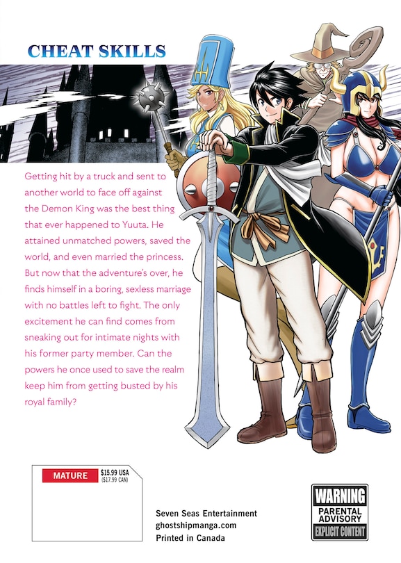 Back cover_ISEKAI AFFAIR: 10 Years After Defeating the Demon King, the Hero Cheats on His Wife With a Warrior Woman Who Lost Her Husband Vol. 1