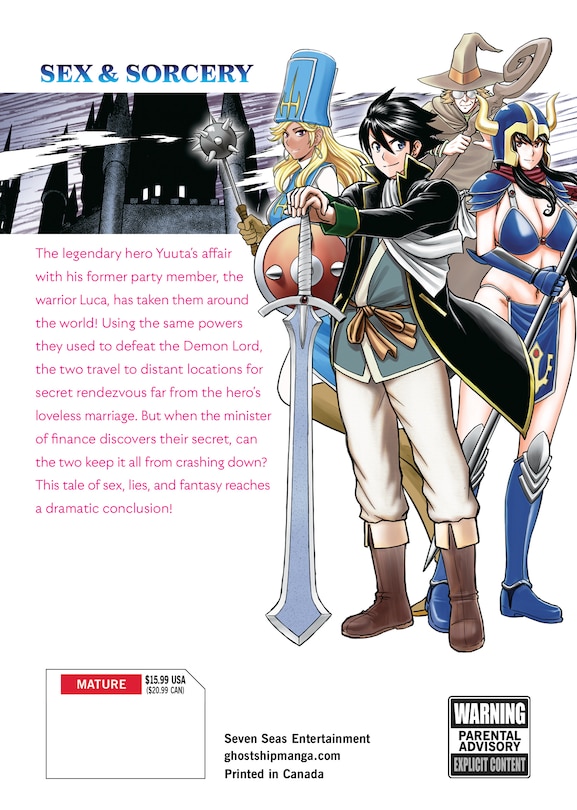 Back cover_ISEKAI AFFAIR: 10 Years After Defeating the Demon King, the Hero Cheats on His Wife With a Warrior Woman Who Lost Her Husband Vol. 3