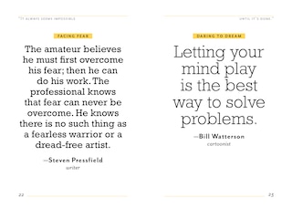 Aper&ccedil;u du contenu_It Always Seems Impossible Until It's Done.