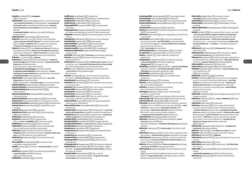 Aper&ccedil;u du contenu_Italian Dictionary Complete and Unabridged