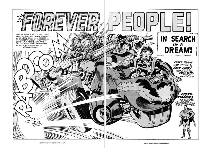 Aperçu du contenu 2_Jack Kirby's Forever People Artist's Edition