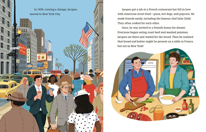 Aper&ccedil;u du contenu 3_Jacques P&eacute;pin: A Little Golden Book Biography