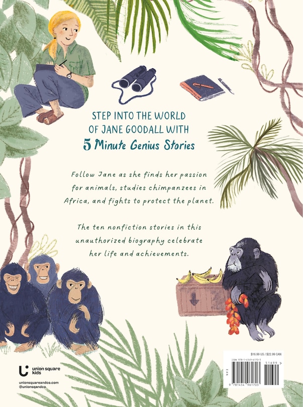 Back cover_Jane Goodall: 5-Minute Genius Stories