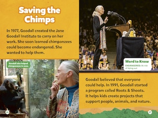 Aper&ccedil;u du contenu_Jane Goodall (National Geographic Kids Readers, Level 1)