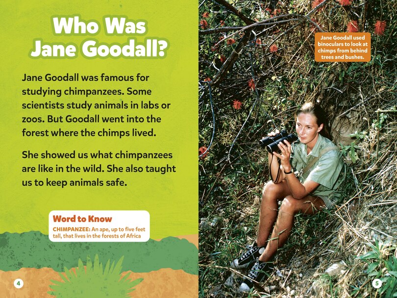 Aper&ccedil;u du contenu 3_Jane Goodall (National Geographic Kids Readers, Level 1)