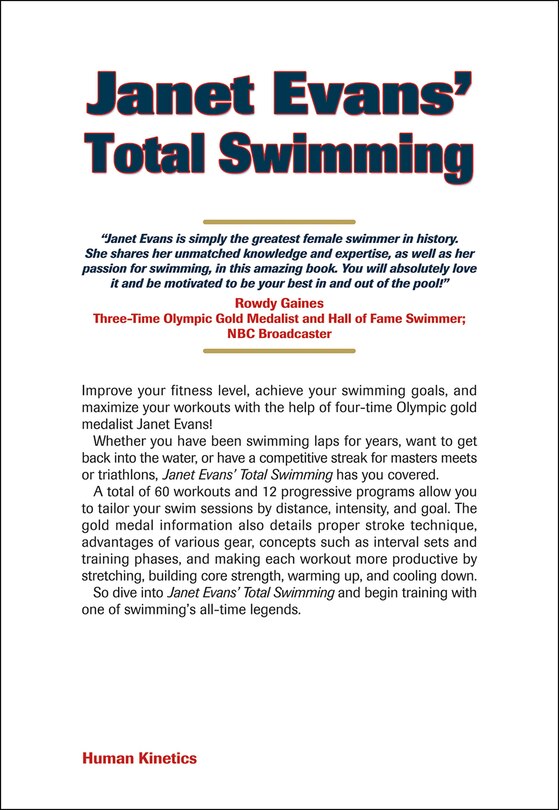 Back cover_Janet Evans' Total Swimming