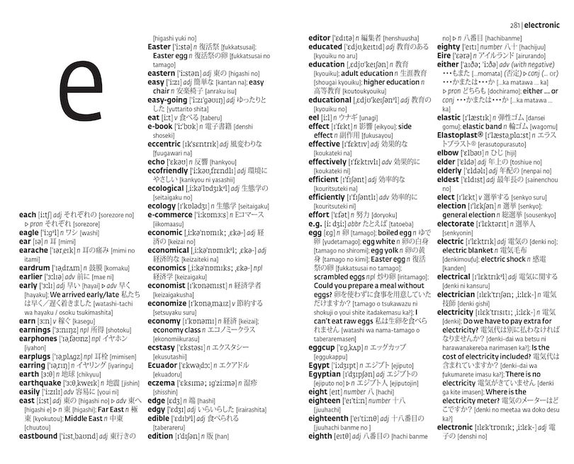 Aper&ccedil;u du contenu 3_Japanese Essential Dictionary