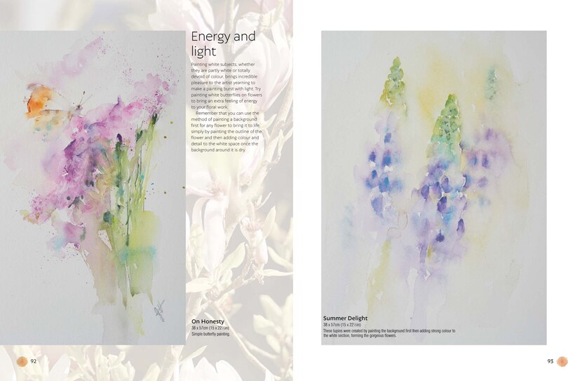 Sample content 2_Jean Haines' Atmospheric Flowers in Watercolour