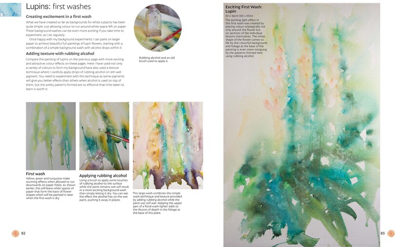 Sample content 3_Jean Haines' Atmospheric Flowers in Watercolour