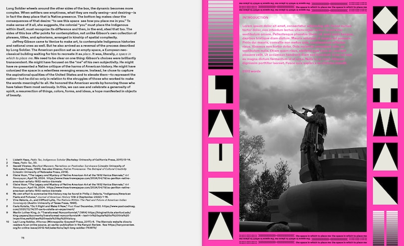 Sample content 2_Jeffrey Gibson: the space in which to place me