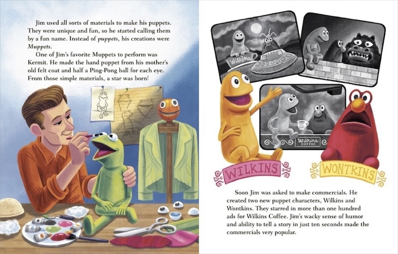 Aper&ccedil;u du contenu 2_Jim Henson: A Little Golden Book Biography