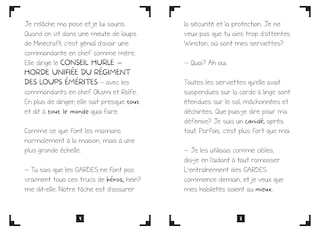 Sample content_Journal d’un loup de Minecraft : N° 1 - À l’attaque!