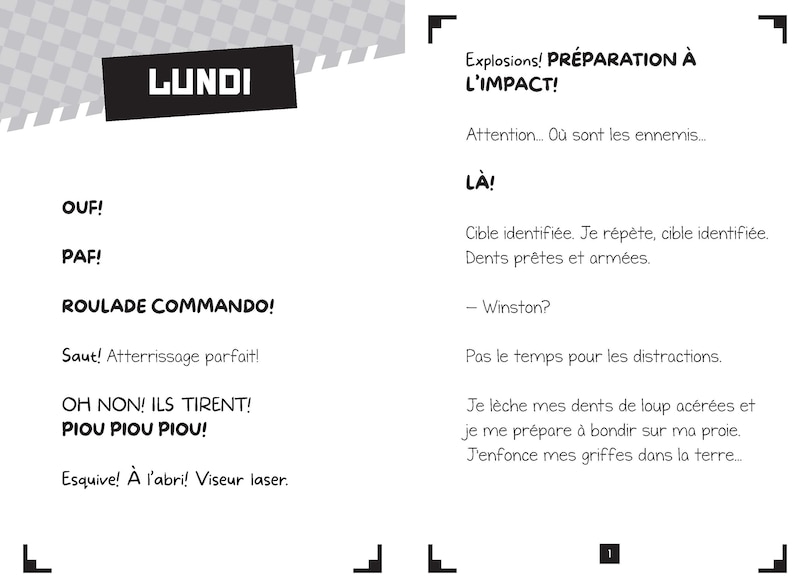 Sample content 3_Journal d’un loup de Minecraft : N° 1 - À l’attaque!