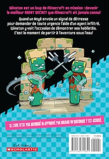 Couverture arri&egrave;re_Journal d&rsquo;un loup de Minecraft : N&deg; 2 - Op&eacute;ration sous-marine