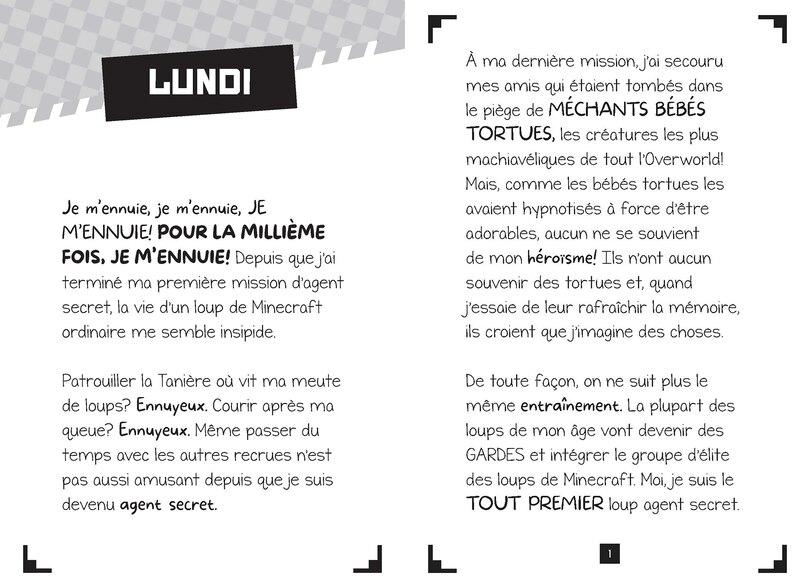 Aper&ccedil;u du contenu 3_Journal d&rsquo;un loup de Minecraft : N&deg; 2 - Op&eacute;ration sous-marine