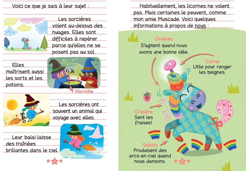 Aperçu du contenu_Journal de licorne : N˚ 10 - Iris et la sorcière