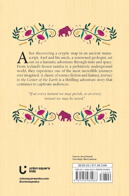 Back cover_Journey to the Center of the Earth