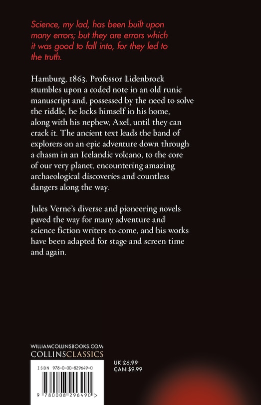 Couverture arri&egrave;re_Journey to the Centre of the Earth