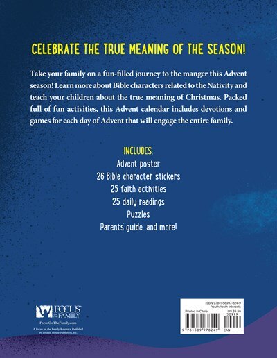 Back cover_Journey To The Manger Advent Calendar
