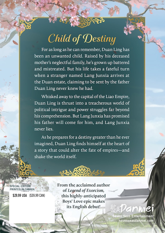 Back cover_Joyful Reunion (Novel) Vol. 1 (Special Edition)