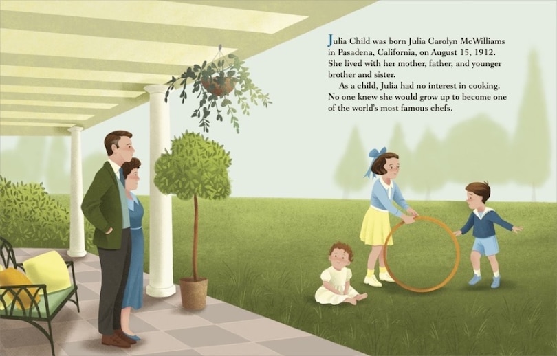 Aperçu du contenu_Julia Child: A Little Golden Book Biography