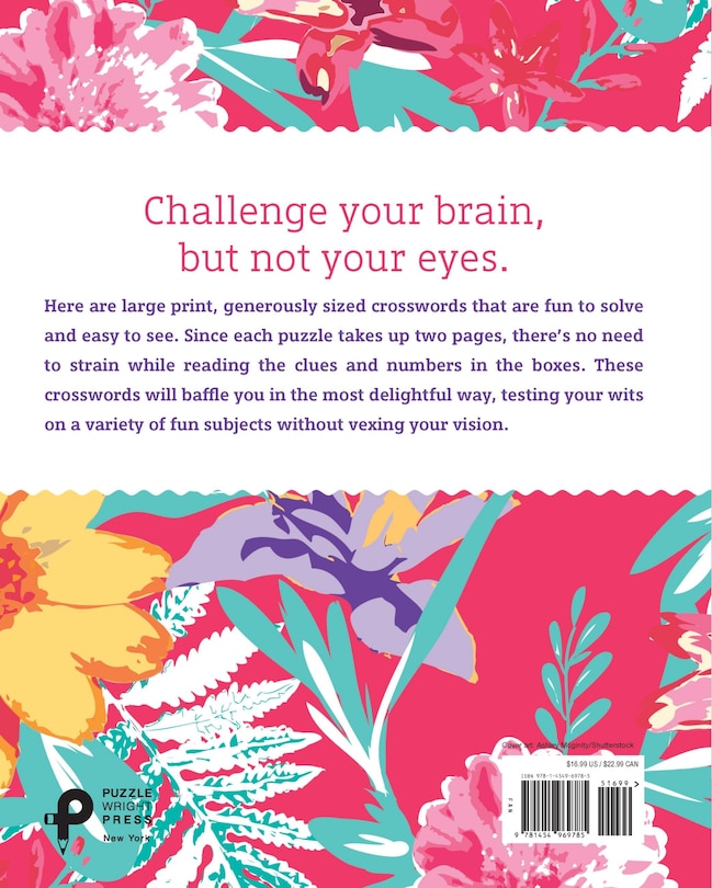 Couverture arri&egrave;re_Jumbo Print Easy Crosswords #1