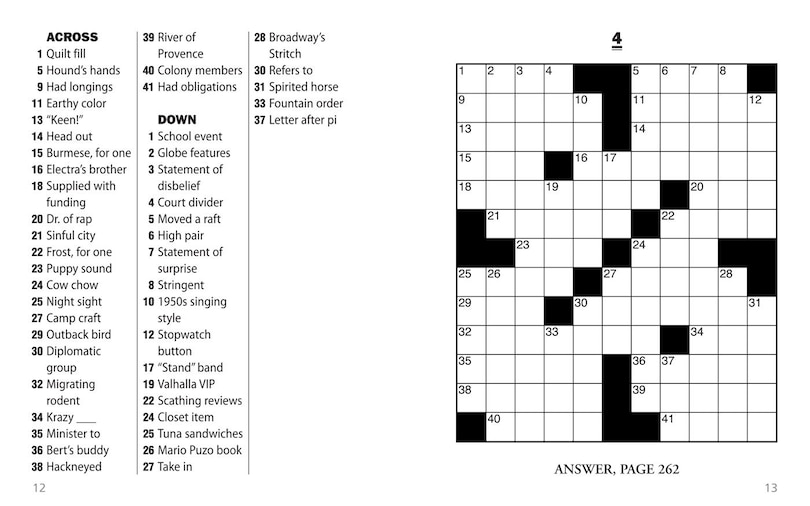 Sample content 2_Jumbo Print Easy Crosswords #6