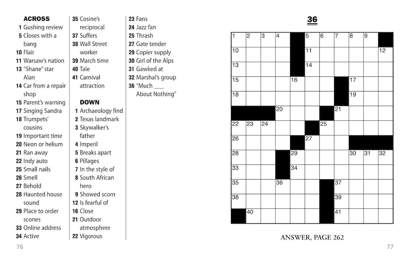 Sample content 3_Jumbo Print Easy Crosswords #6