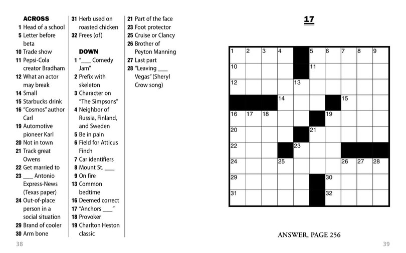 Sample content 4_Jumbo Print Easy Crosswords #8