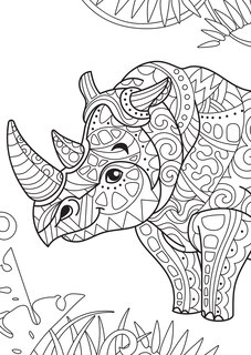 Aper&ccedil;u du contenu 4_Jungle Dreams Colouring Book