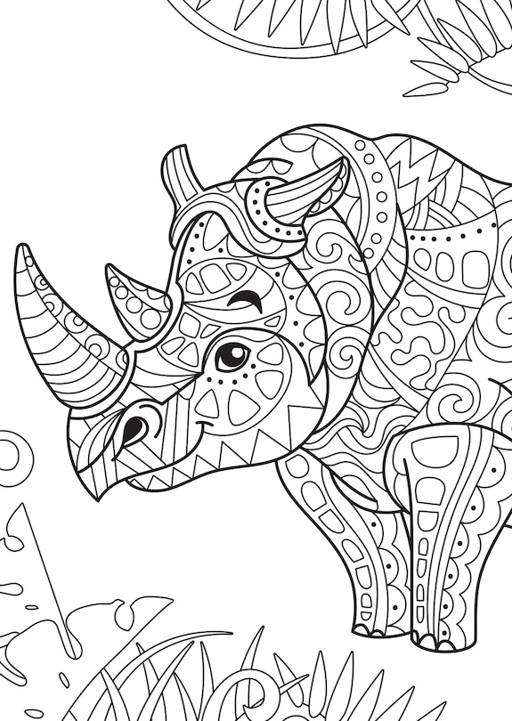 Aper&ccedil;u du contenu 4_Jungle Dreams Colouring Book