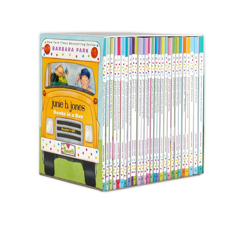 Aperçu du contenu_Junie B. Jones Books in a Bus 28-Book Boxed Set