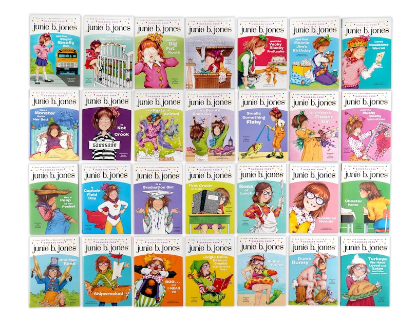 Aperçu du contenu 3_Junie B. Jones Books in a Bus 28-Book Boxed Set